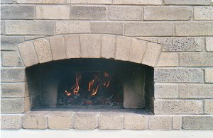 masonry cooking range