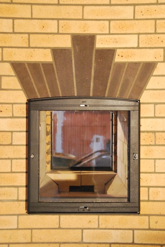 See-through fire box.