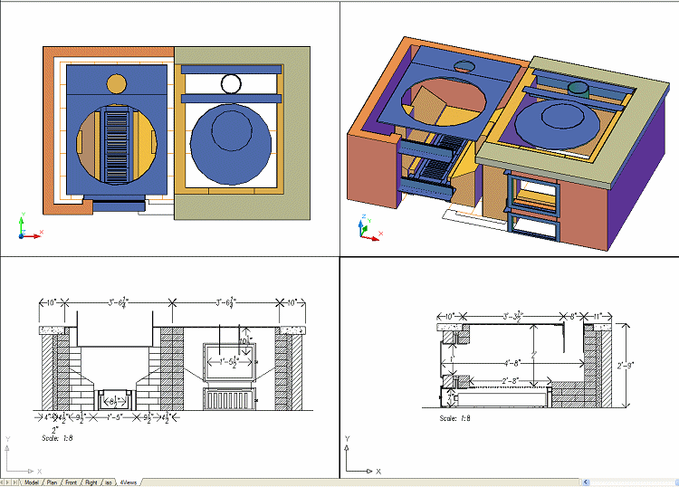 Institutional cook stove