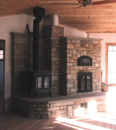 stone masonry heater