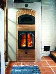 Masonry Heater by Masonry Stove Builders