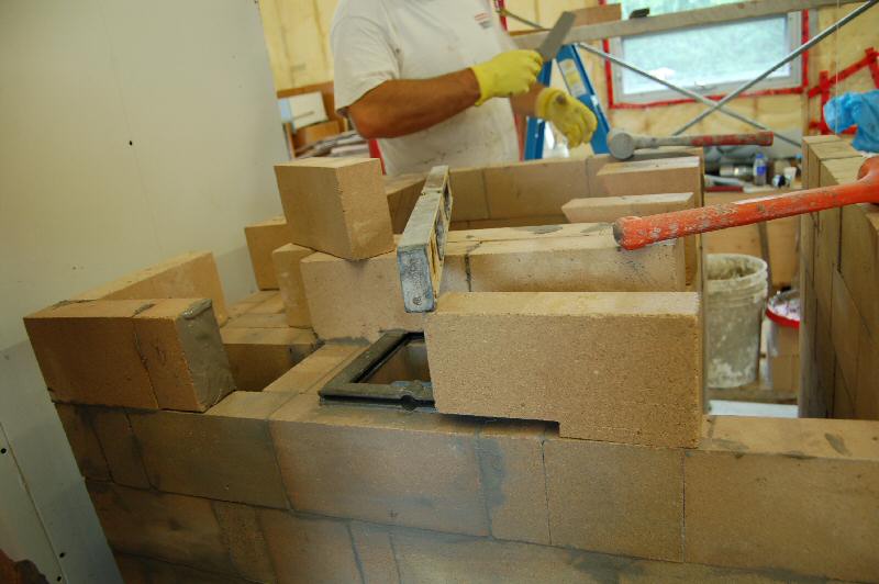 Experimental masonry hydronic heating workshop