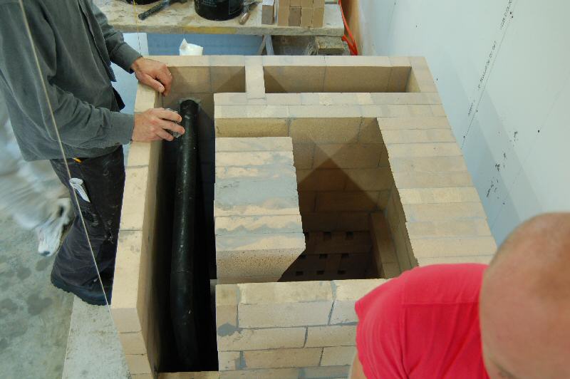 Experimental masonry hydronic heating workshop